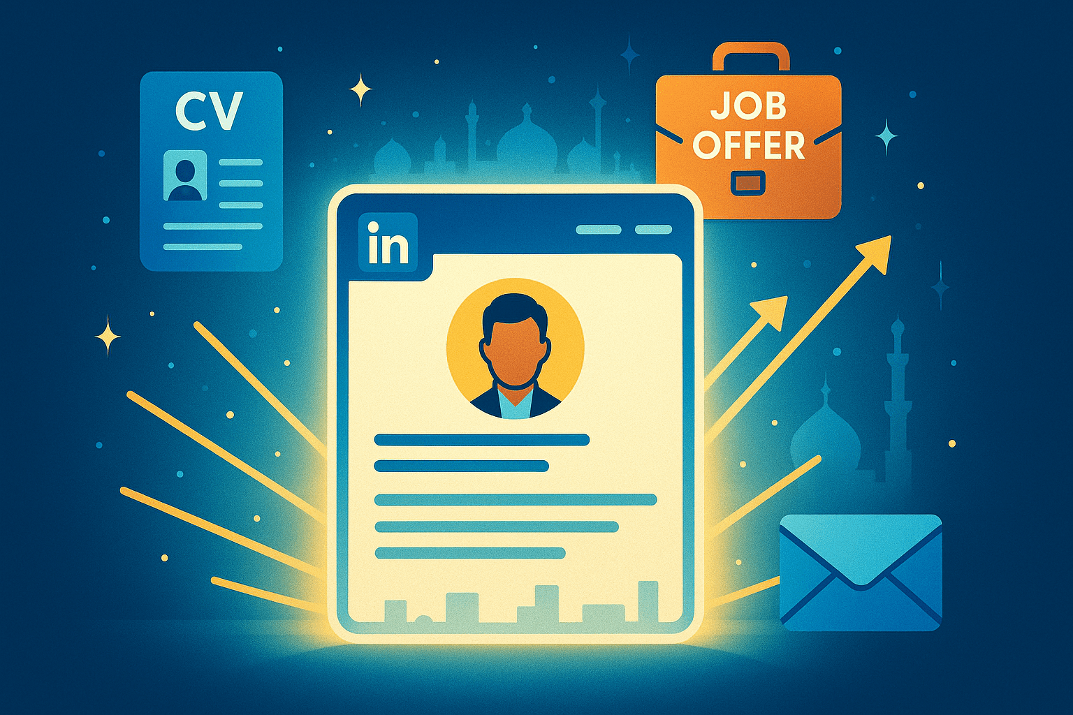 نجاح حساب LinkedIn وزيادة فرص التوظيف في الشرق الأوسط