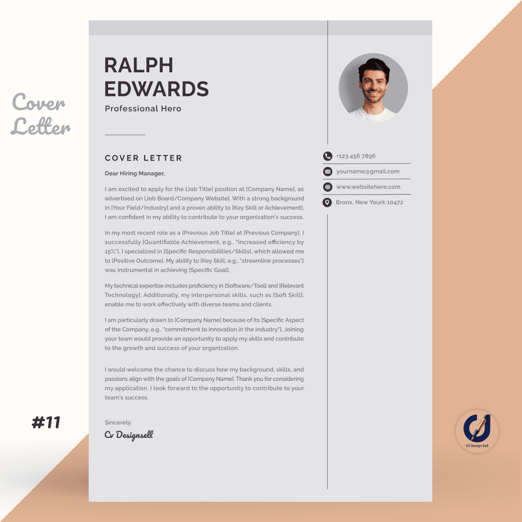 تصاميم السيرة الذاتية الاحترافية – نموذج سيرة ذاتية جاهزة CV