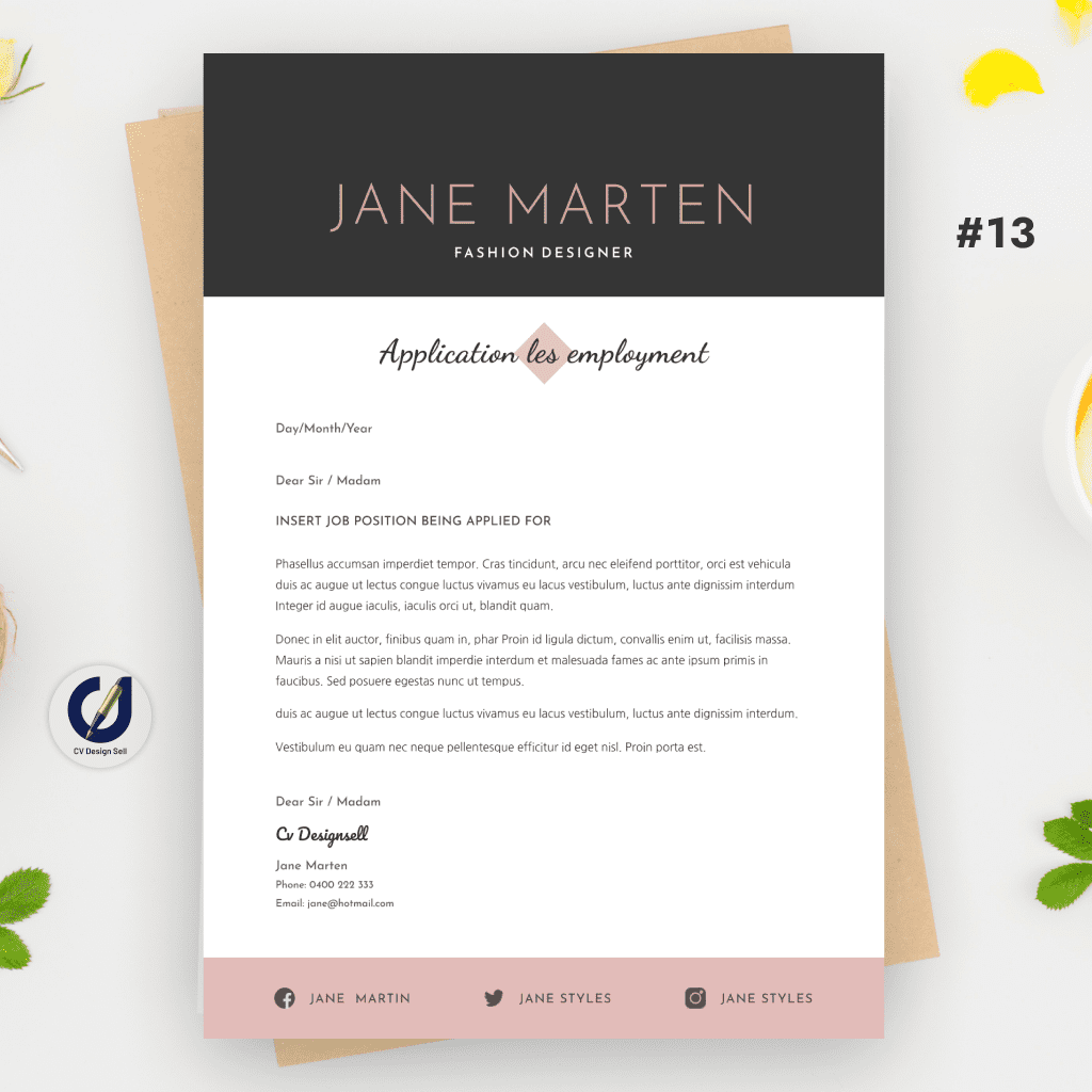 تصاميم السيرة الذاتية الاحترافية – نموذج سيرة ذاتية جاهزة CV