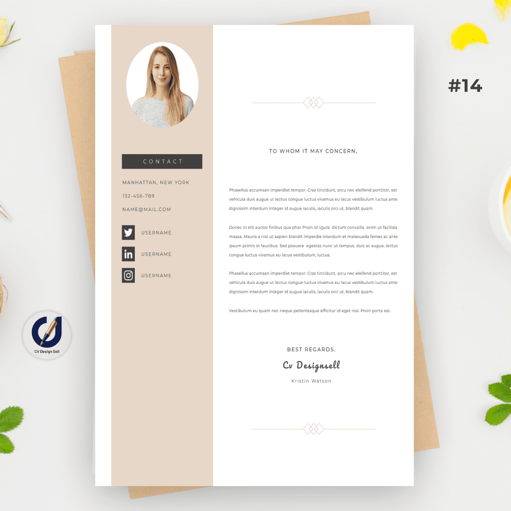 تصاميم السيرة الذاتية الاحترافية – نموذج سيرة ذاتية جاهزة CV