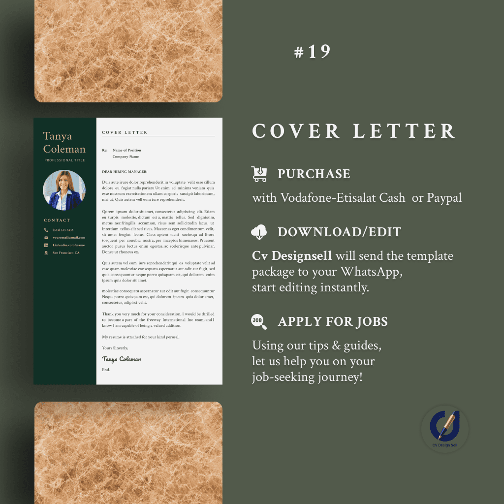 تصاميم السيرة الذاتية الاحترافية – نموذج سيرة ذاتية جاهزة CV