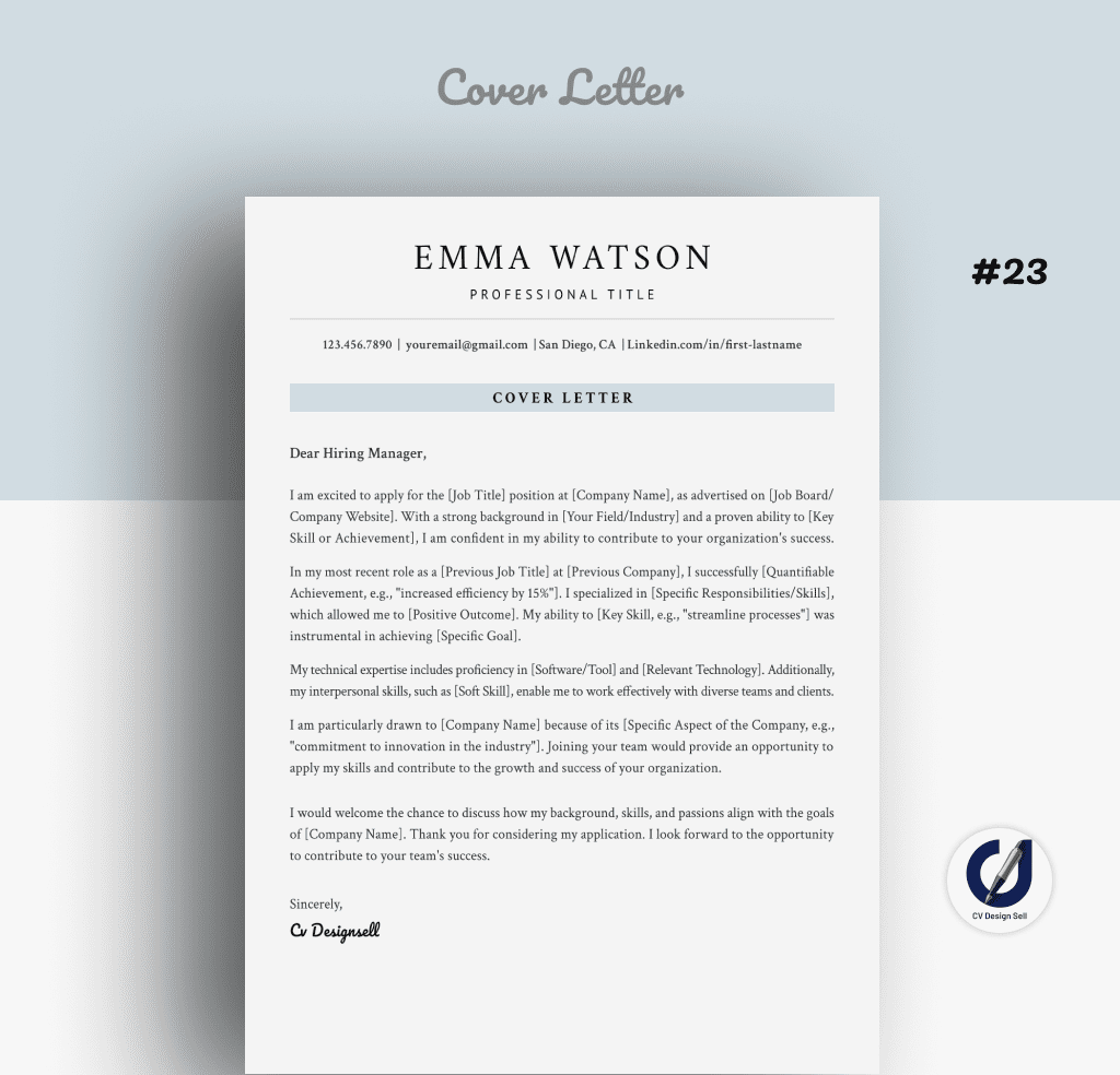 تصاميم السيرة الذاتية الاحترافية – نموذج سيرة ذاتية جاهزة CV