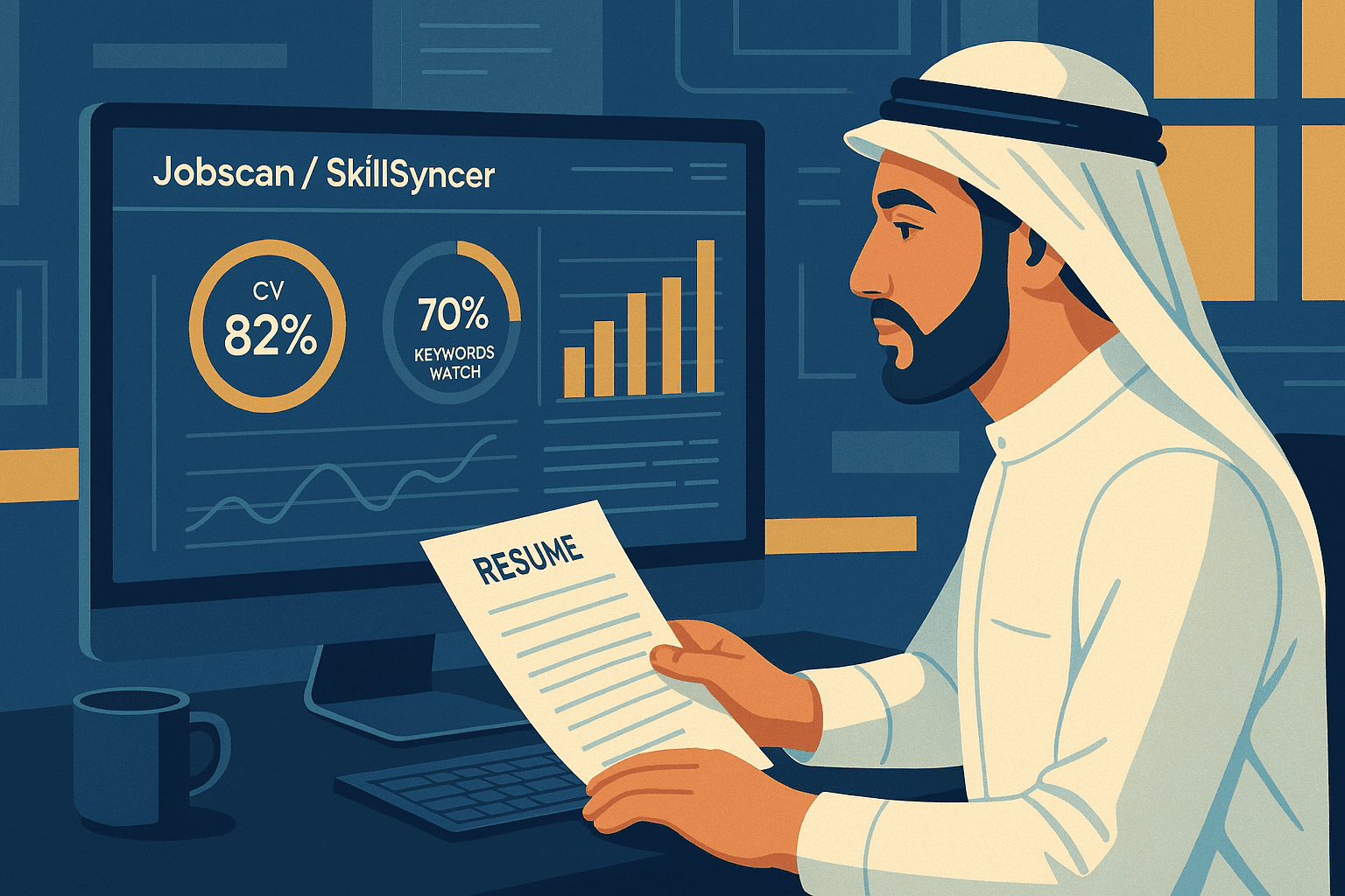 كيف تكتب سيرة ذاتية احترافية تجذب مسؤول التوظيف في 6 ثوانٍ (دليل 2026) 3 أدوات تحليل سيرة ذاتية احترافية عبر Jobscan
