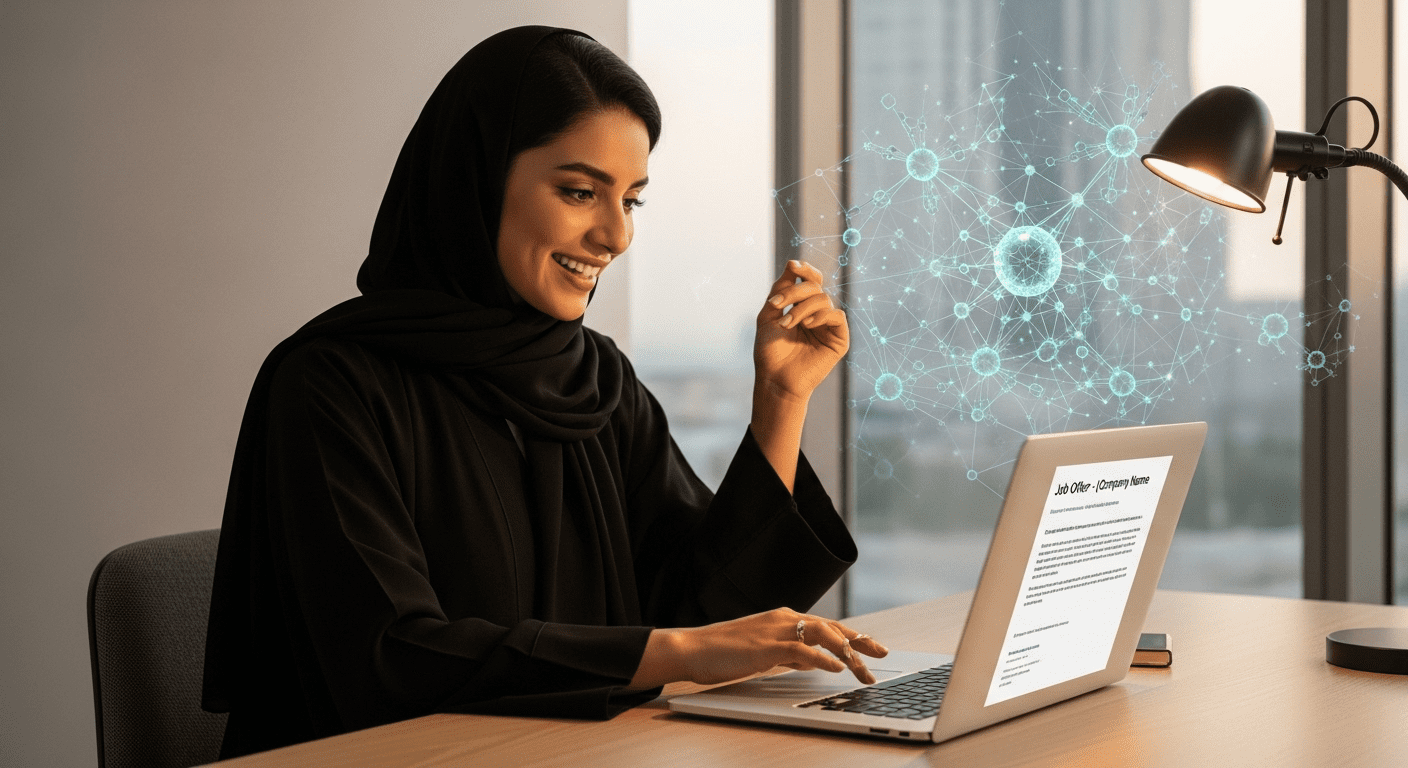 الذكاء الاصطناعي يقرأ سيرتك الذاتية: 7 أسرار لا يعرفها 99% من المتقدمين للوظائف 4 شابة إماراتية تتلقى عرض عمل بعد نجاحها في تحسين سيرتها الذاتية للذكاء الاصطناعي.
