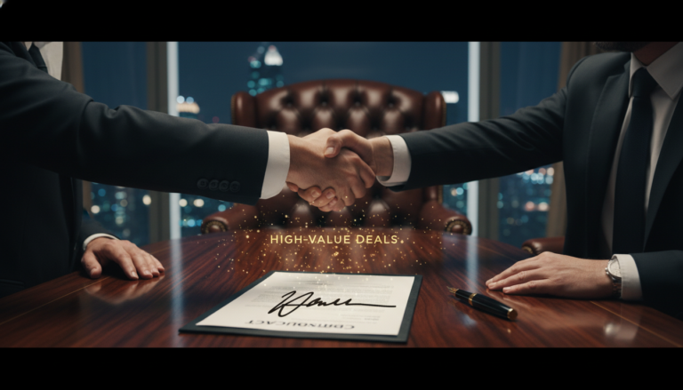 كيفية الحصول على عقود استشارية B2B في السعودية والإمارات.