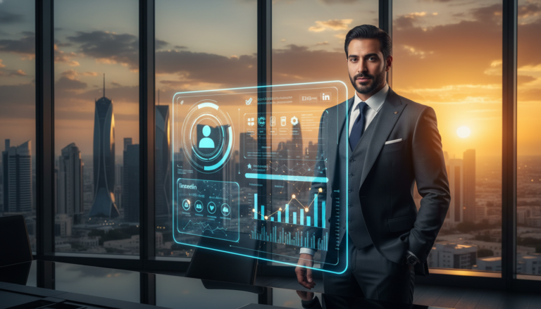 إدارة حساب لينكد إن للقيادات وصناعة سلطة المؤسس الرقمية.