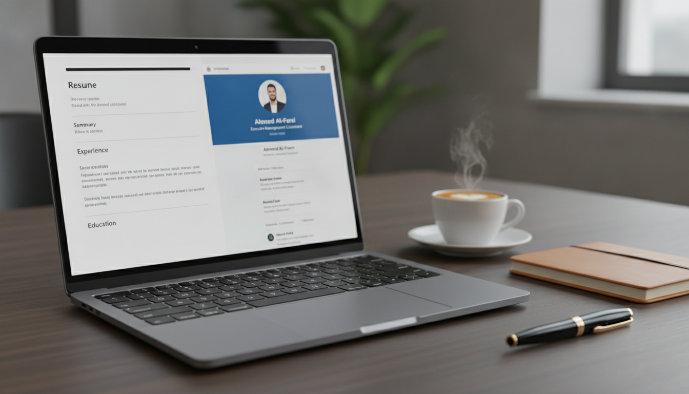 تطوير السيرة الذاتية وتنسيق سيرة ذاتية ATS للقيادات