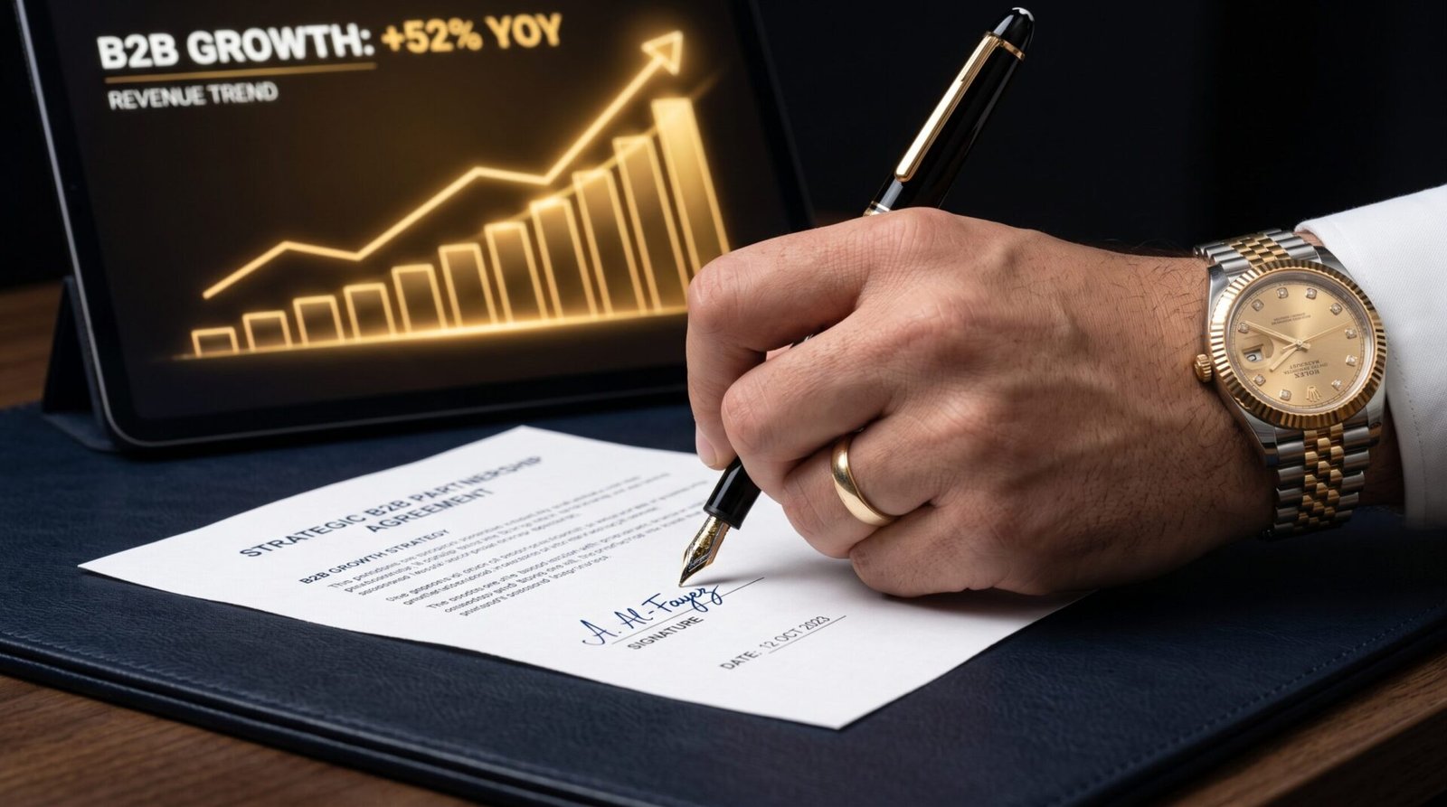 اقتناص صفقات B2B عبر بناء الهوية الرقمية للقيادات على لينكد إن