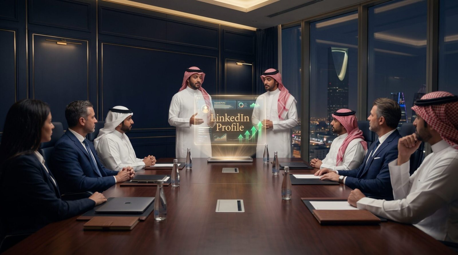إدارة لينكد إن لجذب المستثمرين وصناديق الاستثمار في السعودية